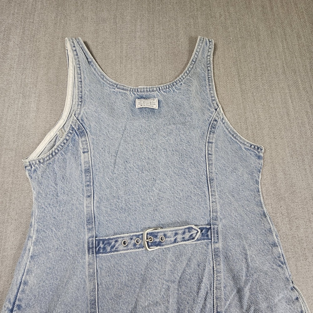 Levi's Womens‎ Light Blue Denim Dress Button Down Pockets Sleeveless Size Small - Picture 16 of 16